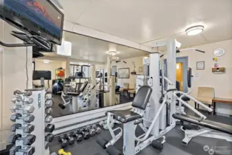 4th floor Fitness Room.