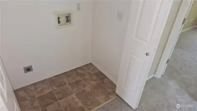 Laundry closet on the near bedrooms upstairs