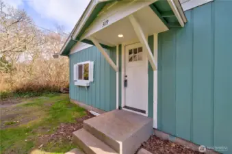 Another view of entrance