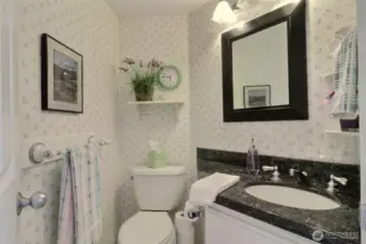 Main floor powder room