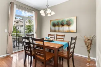 Formal dining area
