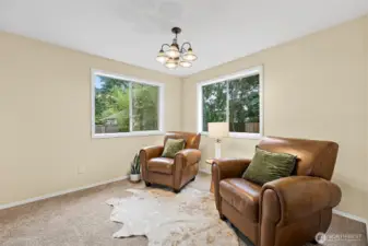 Great space in this bright corner