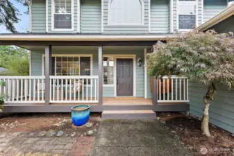 Welcoming front porch
