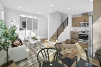 Photos are of model home 1804B. Layout may vary.