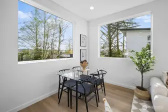 Photos are of model home 1804B. Layout may vary.