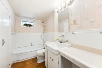 Lower LEvel bath Roughed in