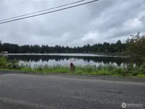 View of the lake from this lot.