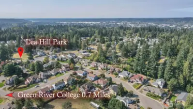 Located close to Lea Hill Park and Green River College.