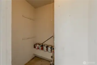 Extra storage off balcony