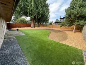Unit A fenced backyard!