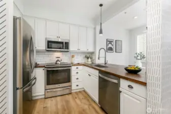 Stainless steel appliances!