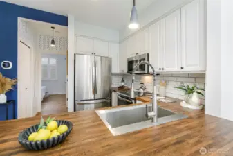 Accent walls offer character and charm.