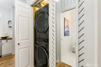 full-size washer and dryer!