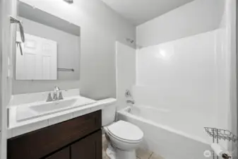 Full downstairs bathroom