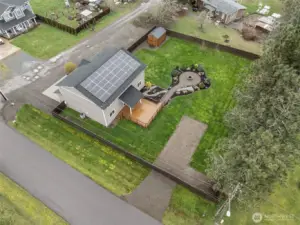 Large backyard with RV parking