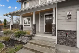 Welcoming front entry