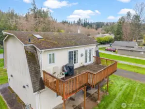 Large deck with Big Lake View
