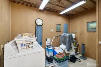 Bathhouse with laundry and shower facilities.