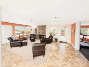 Common space for the complex.