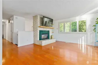 Living Room with Gas Fireplace