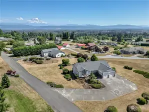 Grand view of the property with gourgous Mt. Raininer view!