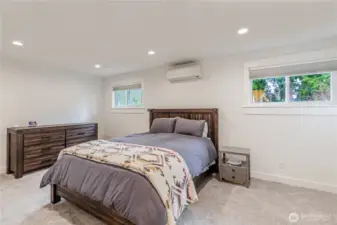 Largest of the upstairs bedrooms.
