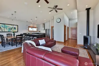 Desirable open floor plan.