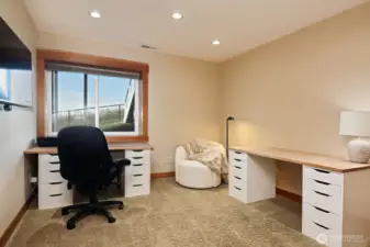 Lower Level - 2nd bedroom. Used as an office.