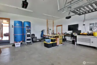 Spacious Two-car garage.