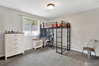 Bedroom #2 is large and has access to a spacious bathroom