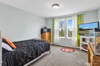 The upper landing has lots of space
