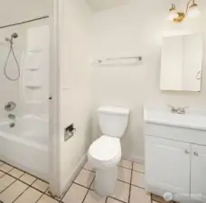 Jack and Jill Bathroom extension for guests