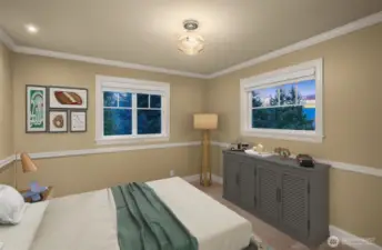 1 of 4 large bedrooms