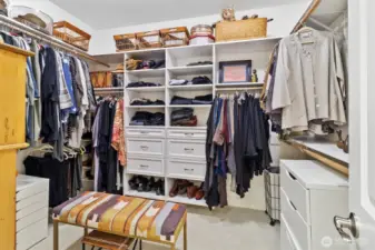 Primary Bedroom Large Walk-In Closet