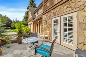 Enjoy Afternoon Sun on Patio