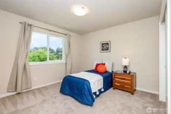Spacious upstairs bedrooms