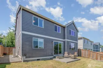 Ample backyard perfect for entertaining
