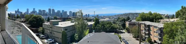 Panoramic views. Pictures do not do it justice.