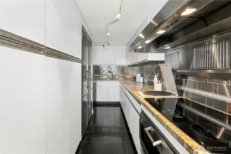 High End Stainless Steel Appliances.
