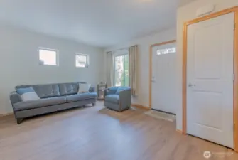 Living room off entrance and Dining Room.