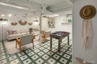 Basement bonus room with separate entrance, perfect for an ADU