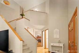 Beautiful vaulted entry!