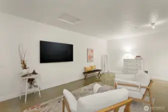 Converted 2 car garage space with kitchen...could be easily converted back to garage.