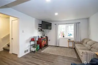 Mother-in-law suite updated with new flooring and paint.