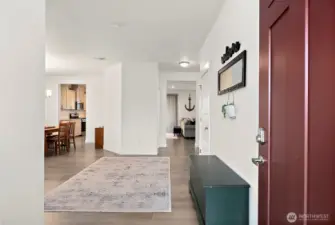 As you walk through the front door you will feel very welcome.