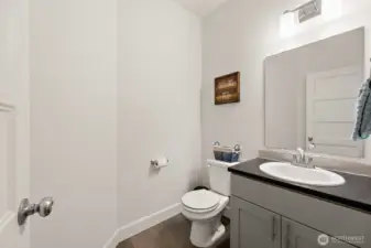 Main floor 1/2 bath.