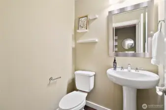 Main floor powder room.