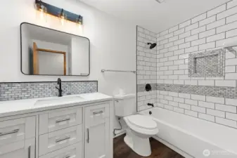 Guest bathroom newly updated