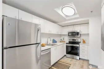 Kitchen has plenty of storage and all appliances were updated in 2018.