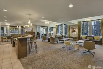 Residents’ lounge and party room at 9th floor of the Cosmopolitan.